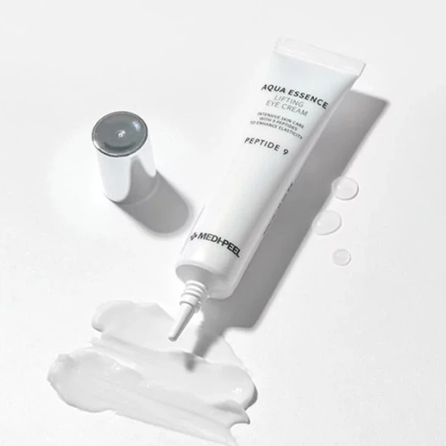 Крем для шкіри навколо очей Medi-Peel Peptide 9 Aqua Essence Eye Cream 40 мл - Фото 3 Крем для шкіри навколо очей Medi-Peel Peptide 9 Aqua Essence Eye Cream 40 мл - зображення 3