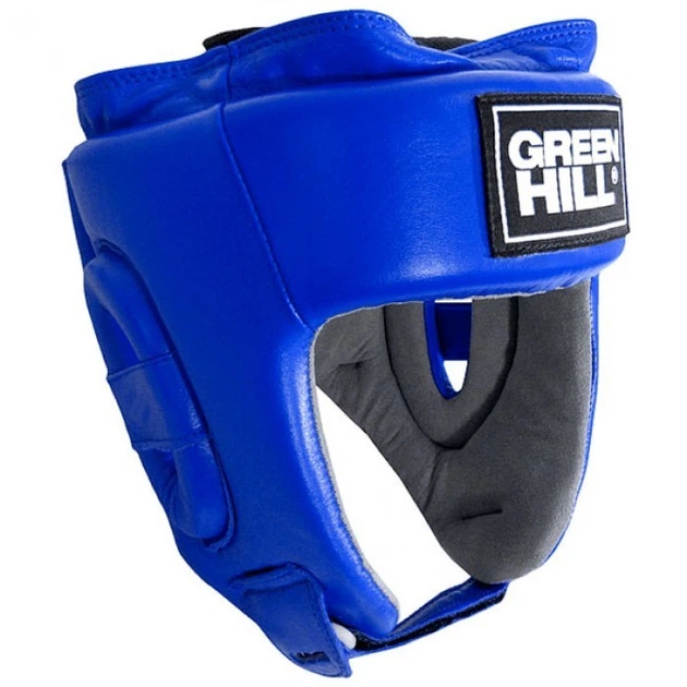 Шлем Green Hill "UBF" Лицензированный Федерацией Бокса ФБУ синий L - изображение 2