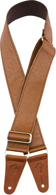 Ремінь гітарний FENDER STRAP 2" TOOLED LEATHER BROWN (230253) - Фото 3 Ремінь гітарний FENDER STRAP 2" TOOLED LEATHER BROWN (230253) - изображение 3