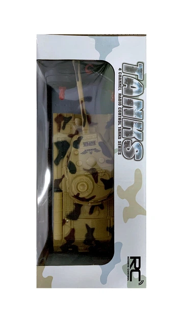 Игрушка MAYA TOYS Танк на радиоуправлении (AKX527-4-1), желтый - изображение 3