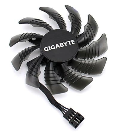 Кулер Everflow для відеокарти Gigabyte T128010SU Вентилятор комплект з 3 шт GTX 1060/1070/1070Ti/1080/1080Ti - изображение 2