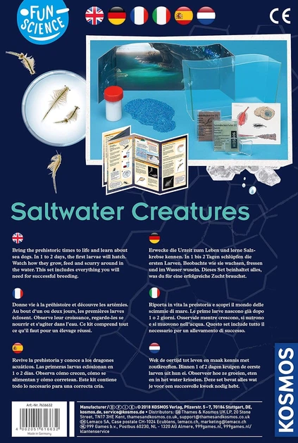 Zestaw naukowy Kosmos Saltwater Creatures Morskie stworzenia 617158 (4002051617158) - obraz 2