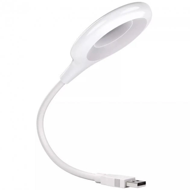 Гибкая USB LED кольцевая лампа с голосовым управлением подсветка ночник 1,5Вт UKC LK-50 - изображение 5