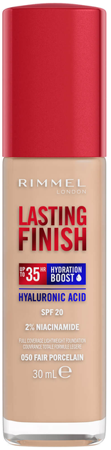 Podkład matujący Rimmel Lasting Finish 35Hr 050 Fair Porcelain 30 ml (3616304825033) - obraz 1