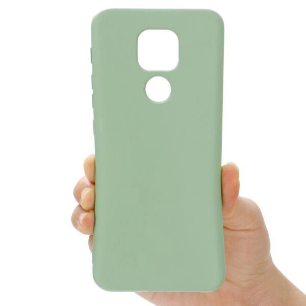 Силіконовий (TPU) чохол Deexe Silicone Case для Motorola Moto G9 Play / Moto E7 Plus - Green - зображення 4