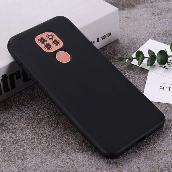 Силиконовый (TPU) чехол Deexe Silicone Case для Motorola Moto G9 Play / Moto E7 Plus - Black - изображение 6