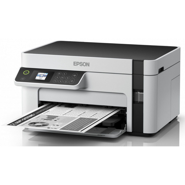 Принтер/МФУ струйный Epson M2120 монохромный A4 Wі-Fі (C11CJ18404) - Фото 2 Принтер/МФУ струйный Epson M2120 монохромный A4 Wі-Fі (C11CJ18404) - изображение 2