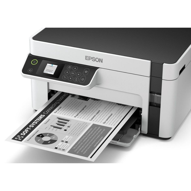 Принтер/МФУ струйный Epson M2120 монохромный A4 Wі-Fі (C11CJ18404) - Фото 6 Принтер/МФУ струйный Epson M2120 монохромный A4 Wі-Fі (C11CJ18404) - изображение 6