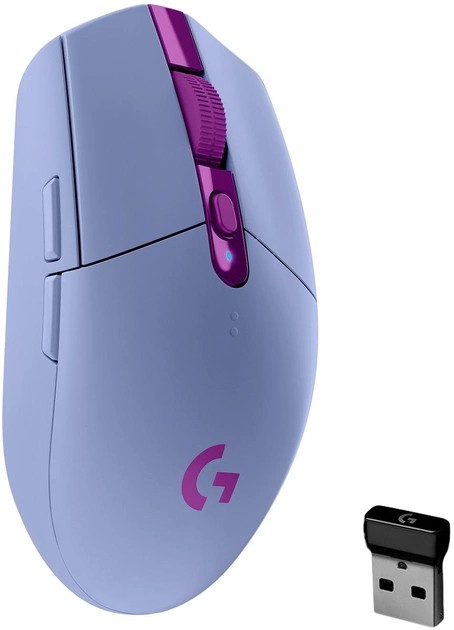 Мышь Logitech G304/G305 Azia Wireless Lilac (48181848) – фото, отзывы ...