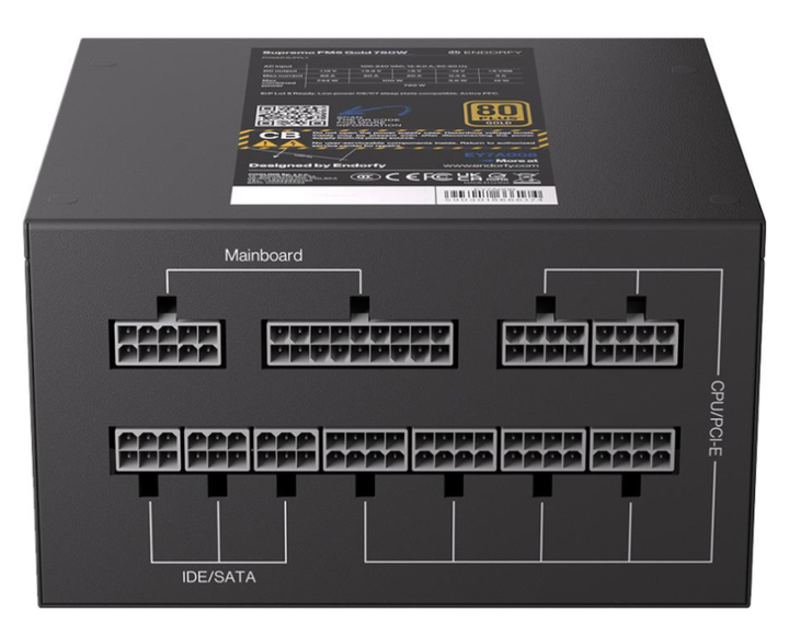 Блок питания ENDORFY Supremo FM5 750W 80 Plus Gold (EY7A008) - изображение 4