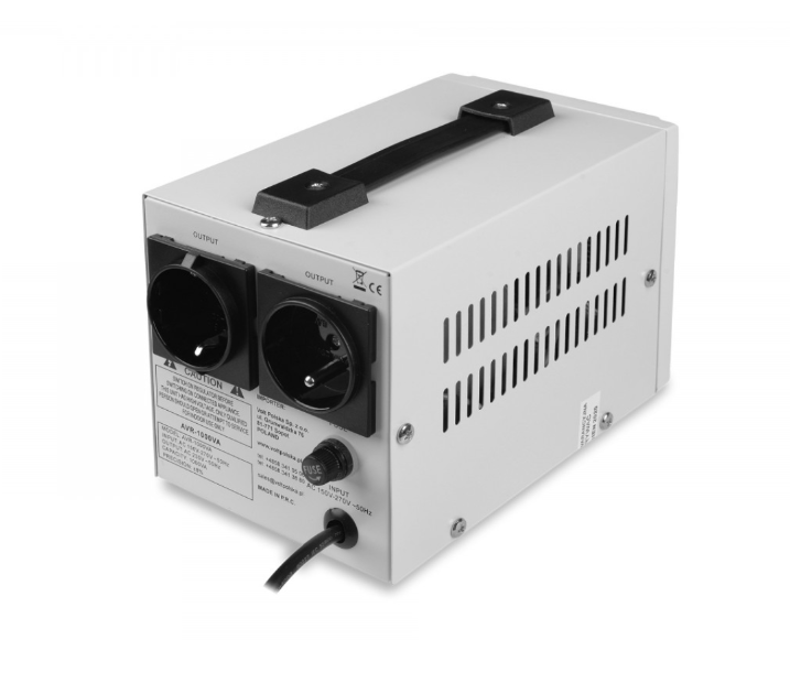 Стабилизатор напряжения Volt Polska AVR 1000VA 8-11% (5AVR1000SE) - Фото 2 Стабилизатор напряжения Volt Polska AVR 1000VA 8-11% (5AVR1000SE) - изображение 2