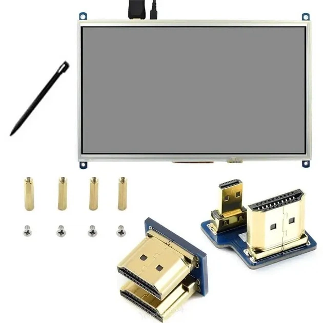Екран Waveshare 10.1" 1024x600 LCD IPS Resistive TS HDMI для Raspberry Pi (WAV-11870) - изображение 2