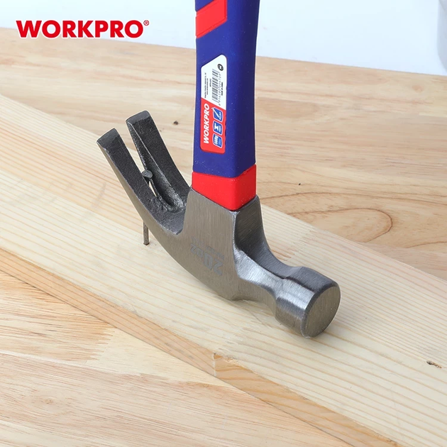 Молоток столярный WORKPRO стекловолоконная рукоятка 560 г PRO WP241012 - Фото 7 Молоток столярный WORKPRO стекловолоконная рукоятка 560 г PRO WP241012 - изображение 7