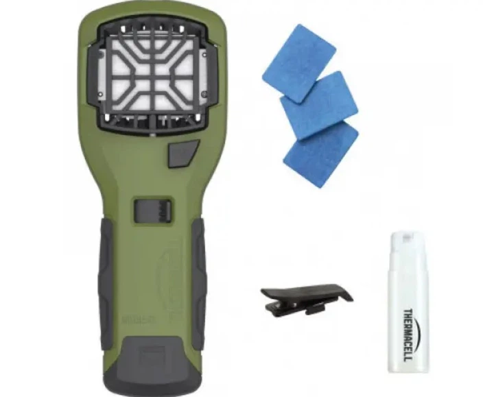 Прибор репеллент от комаров Thermacell MR-350 Portable Mosquito Repeller США без запаха радиус действия 5 м Олива - изображение 4