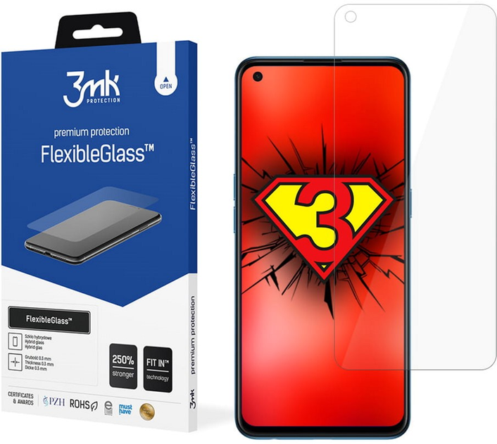Захисне скло 3MK Flexible Glass для Oppo Reno5 / Reno5 K 5G (5903108340731) - зображення 1