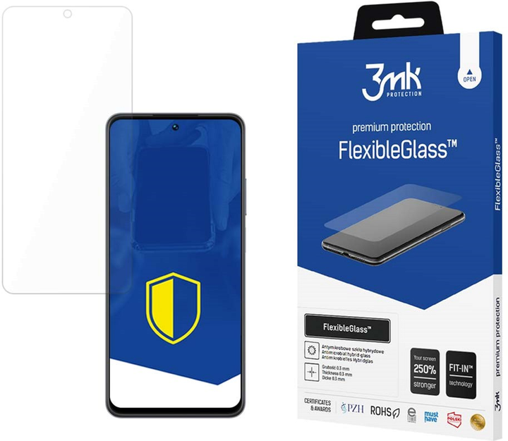 Szkło hybrydowe 3MK Flexible Glass do Realme C55 (5903108521048) - obraz 1