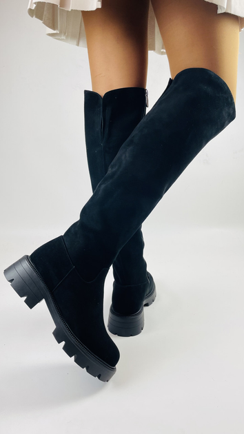 Женские зимние ботфорты Farinni 38 (24.5см) Чёрные 3174 от продавца ...