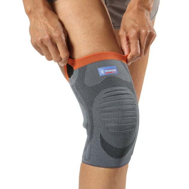 Бандаж-ортез эластичный на колено усиленный Thuasne Sport REINFORCED р ...