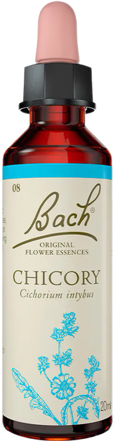 Краплі для фітотерапії Bach 08 Цикорій 20 мл (5000488103847) - зображення 1