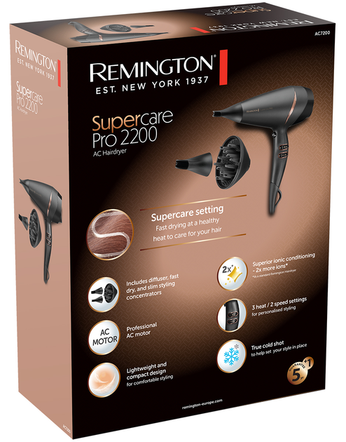 Suszarka do włosów Remington SuperCare Pro 2200 AC7200 - obraz 12