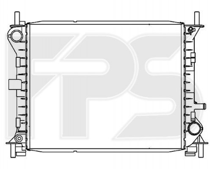 Радиатор охлаждения двигателя FPS FP 28 A179 Ford Focus 98AB8005JC, 98AB8005JB, 1061185 - изображение 1