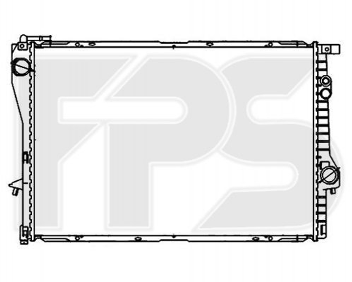 Радіатор охолодження двигуна FPS FP 14 A30 BMW 7 Series, 5 Series 17111702969 - зображення 1