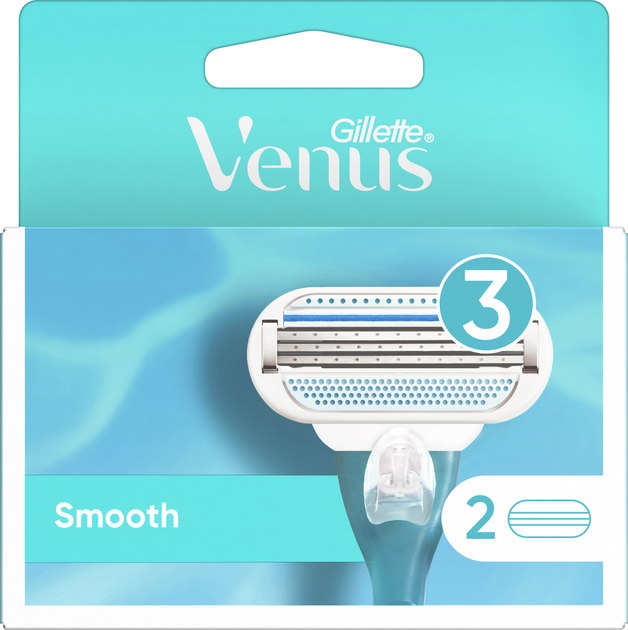 Wymienne ostrza do golenia Venus Smooth dla kobiet 2 szt (7702018495078) - obraz 2