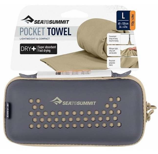 Полотенце Sea To Summit Pocket Towel, Desert, L (STS ACP071051-060312) - Фото 6 Полотенце Sea To Summit Pocket Towel, Desert, L (STS ACP071051-060312) - изображение 6