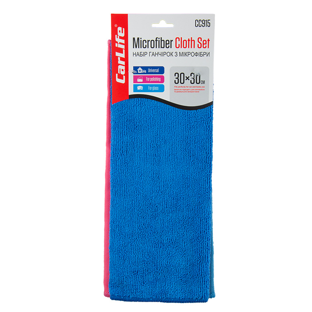 rinrin　a④E① Набор тряпок из микрофибры CarLife CC915 для полировки и