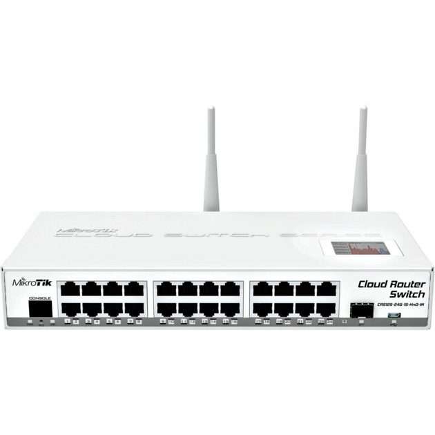 Маршрутизатор Mikrotik CRS125-24G-1S-2HnD-IN - зображення 1