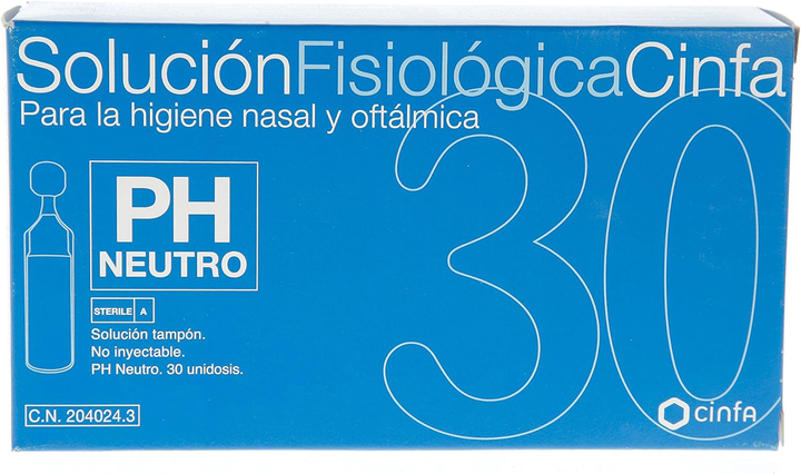 Фізіологічний розчин Cinfa Solución Fisiológica 30 шт (8470002040243) - зображення 1