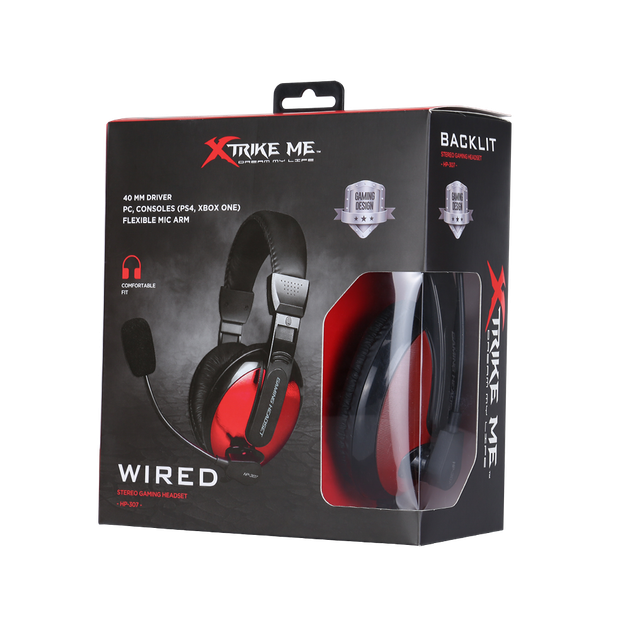 Игровые геймерские наушники стерео накладные с микрофоном XTRIKE ME Gaming HP-307 Черные - Фото 7 Игровые геймерские наушники стерео накладные с микрофоном XTRIKE ME Gaming HP-307 Черные - изображение 7
