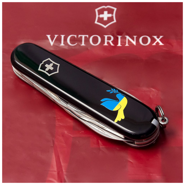 Нож Victorinox Spartan Ukraine Black Голуб Миру Жовто-Блакитний (1.3603.3_T1036u) - изображение 2