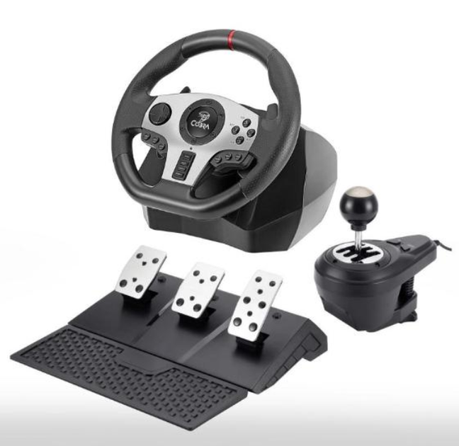 Руль с педалями Cobra GT900 Pro Rally для PS4, PS3, Xbox One X/S, Xbox ...
