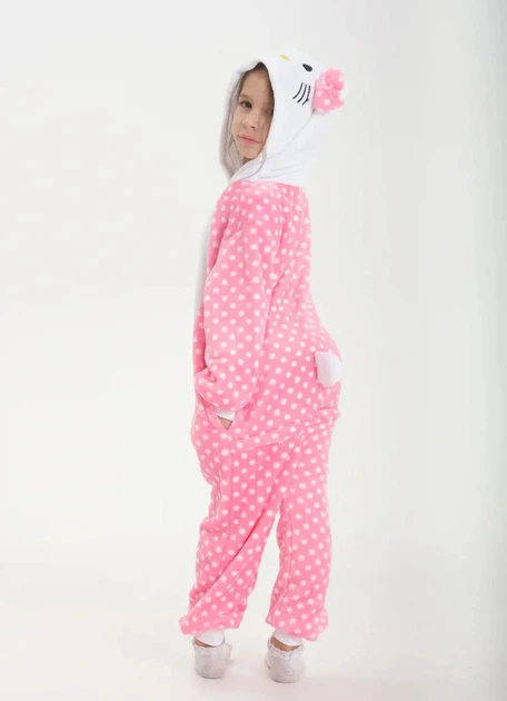 Піжама кігурумі дитяча Jamboo Кітті Hello Kitty в горошок 100 (105-115 см) - зображення 3