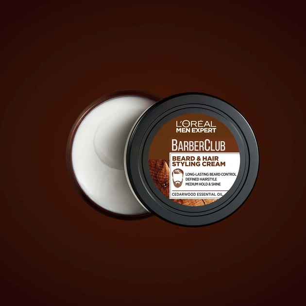 Крем стайлинг L'Oreal Paris Men Expert Barber Club для бороды и волос 75 мл (3600523548095) - изображение 5