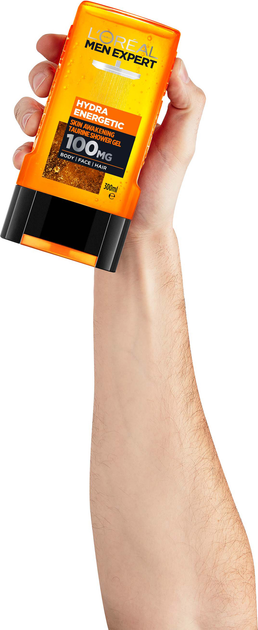 Гель для душу L'Oréal Paris Men Expert Hydra Energetic 300 мл (3600523535972) - зображення 3