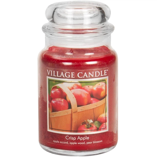 Свічка Village Candle Хрумке яблуко 602г - Фото 1 Свічка Village Candle Хрумке яблуко 602г - изображение 1