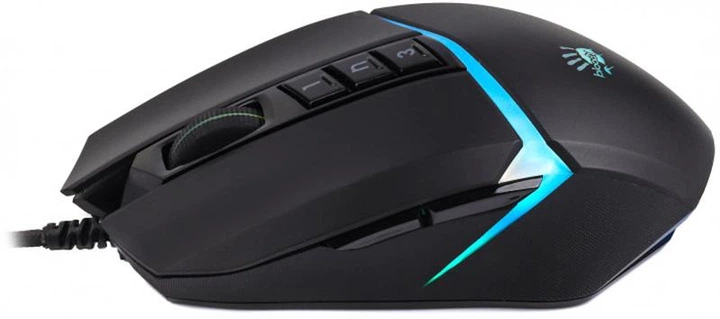 Мышка игровая компьютерная A4Tech W60 Max Stone Black (531576) - Фото 3 Мышка игровая компьютерная A4Tech W60 Max Stone Black (531576) - изображение 3