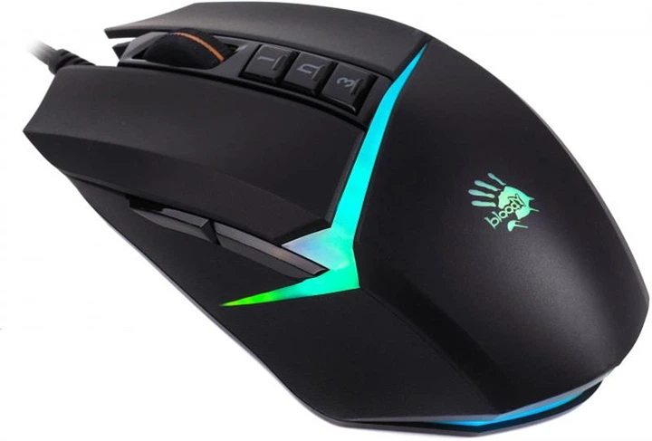 Мышка игровая компьютерная A4Tech W60 Max Stone Black (531576) - Фото 4 Мышка игровая компьютерная A4Tech W60 Max Stone Black (531576) - изображение 4