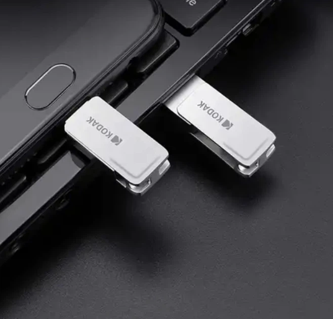 Накопитель Kodak K223C Флешка 2 в 1 USB 3.0 + Type-C OTG 64Gb - Фото 2 Накопитель Kodak K223C Флешка 2 в 1 USB 3.0 + Type-C OTG 64Gb - изображение 2
