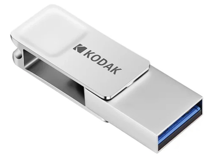 Накопитель Kodak K223C Флешка 2 в 1 USB 3.0 + Type-C OTG 64Gb - Фото 5 Накопитель Kodak K223C Флешка 2 в 1 USB 3.0 + Type-C OTG 64Gb - изображение 5