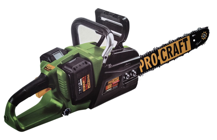 Аккумуляторная цепная пила Procraft PCA40/2 в комплекте с двумя ...