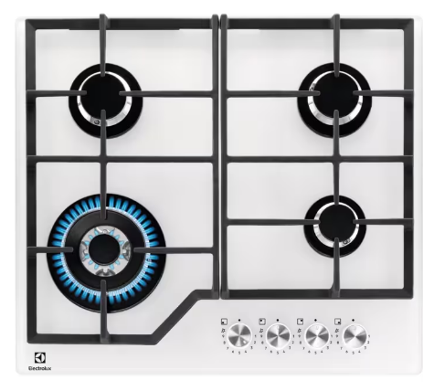 Газова варильна поверхня Electrolux KGG64362W (6904509) - Фото 1 Газова варильна поверхня Electrolux KGG64362W (6904509) - изображение 1