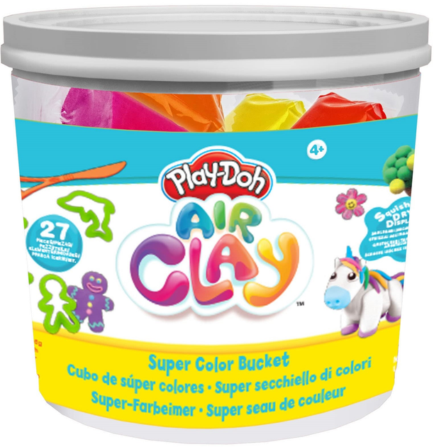 Набір повітряної глини для творчості Hasbro Play doh Air Clay Bucket (653899090838) - зображення 1