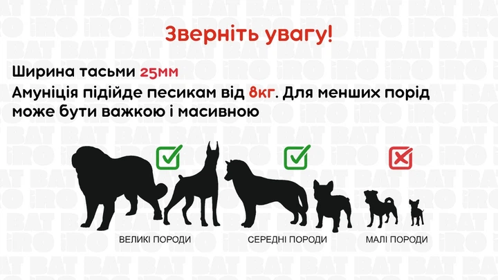 Повідець сворка для собак нейлон BAT&RO Rockstar Ш 25мм Дл 60 см черепа квіти (00910) - Фото 3 Повідець сворка для собак нейлон BAT&RO Rockstar Ш 25мм Дл 60 см черепа квіти (00910) - зображення 3