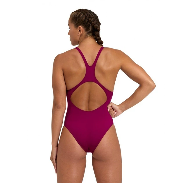 Купальник закритий для женщин Arena TEAM SWIMSUIT SWIM PRO SOLID красный, белый Жен 38 004760-410 38 - изображение 4
