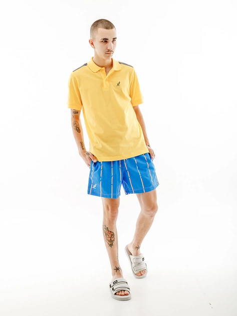 Мужская Футболка AUSTRALIAN TAPE STRIPE POLO CLUB PIQUE' Желтый L (7dLSUPO0060-329 L) - Фото 4 Мужская Футболка AUSTRALIAN TAPE STRIPE POLO CLUB PIQUE' Желтый L (7dLSUPO0060-329 L) - изображение 4