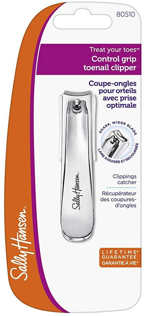 Obcinacz do paznokci Sally Hansen Control Grip Toenail Clipper 1 szt (0075280025586) - obraz 2