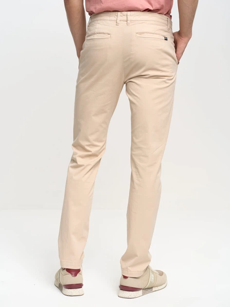 Spodnie regular fit męskie Big Star Erhat 190070805 W30L30 Beżowe (5900714724771) - obraz 2